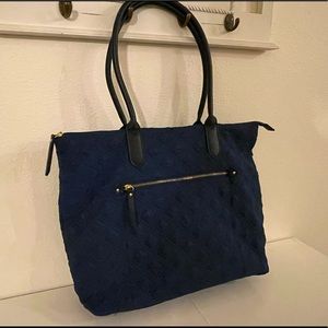 Blue laptop bag